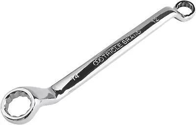 Larcele Double Box Ratcheting Wrench Combination 45-Degree Offset Spanner Metric • $13.34