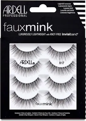 Ardell Faux Mink Lashes Black Multipack (4 Pairs) | 811/817/Wispies/Demi Wispies • £13.99
