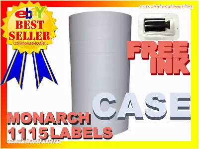1 Case White Label For Monarch 1115 Pricing Gun 16 Sleeves=160 Rolls • $222.99