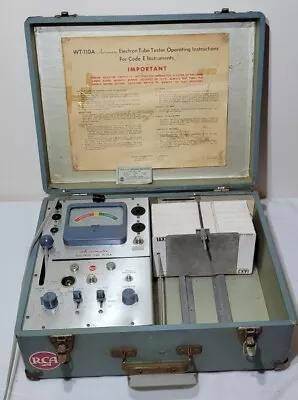 $225 • Buy Vintage Rca Wt-110a Electron Tube Tester 