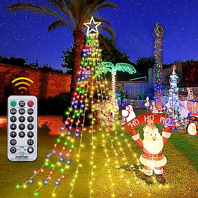 317 LED Christmas Outdoor Star String Lights Xmas Tree Toppers Fairy Decoration • $27.99