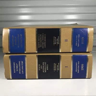 Martindale Hubbell International Law Directory 1999 Volumes 1 & 2 • $34.98