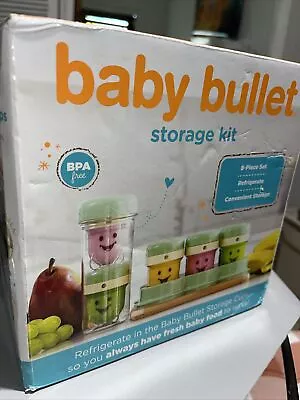 Magic Bullet (Baby Bullet) Storage System - 8 Piece Set + To-Go-Tube New Sealed • $10