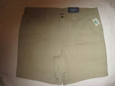 Croft & Barrow Men's Side Elastic Cargo Shorts  ~ Big & Tall  Size 46 NWT • $14