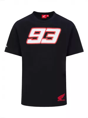 New Official Marc Marquez Dual Black Honda T Shirt  - 20 38009 • $37.29