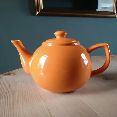Price Kensington P&K Teapot Bright Orange Round Ceramic Classic Retro 1L  • £14