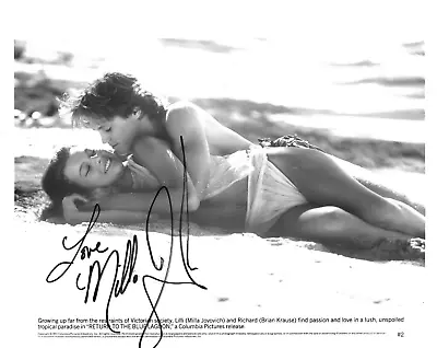 Milla Jovovich Return To The Blue Lagoon Signed Auto 8x10 Photo PSA/DNA COA • $74.99