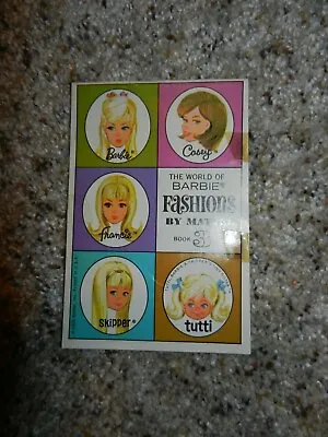 1968 Casey Francie Skipper Tutti World Of Barbie Fashions Booklet Book 3 • $5.75