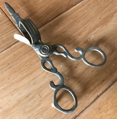£12.78 • Buy Vintage Antique Footed Brass Candle Snuffer Scissor Style Length 160mm Long C6