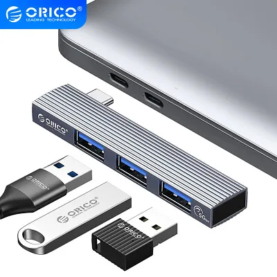 ORICO Aliumum USB C HUB With USB 3.0 USB 2.0 Mini Portable USB C Hub For IPad • $8.99