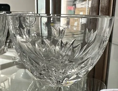 2 Waterford Crystal THANK YOU TULIP  Bowls Trinket Sauce Sugar Nuts Candy • $45