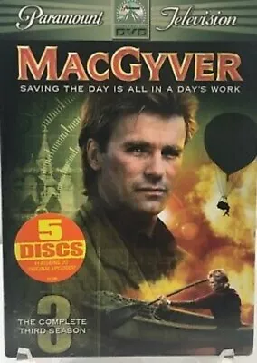 MACGYVER SEASON 3 New Sealed DVD Set • $15