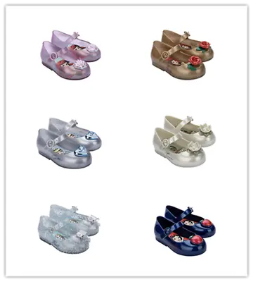 Mini Melissa Rose Love Girl Princess Children Sandals Jelly Shoes US7-11 • $24.99
