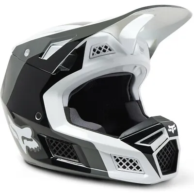 NEW Fox V3 RS Efekt Black/White Motocross Dirt Bike Helmet • $499