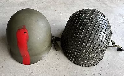 Vietnam Era M1 Helmet Paratrooper  • $199