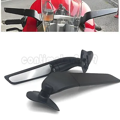 Swivel Wing Fin Rearview Mirrors For Yamaha YZF R6 2017-2021 YZF R7 2021-2023 • $52.99
