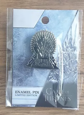 Official Game Of Thrones Iron Throne Metal Enamel Pin Badge Brand New  • £12.99