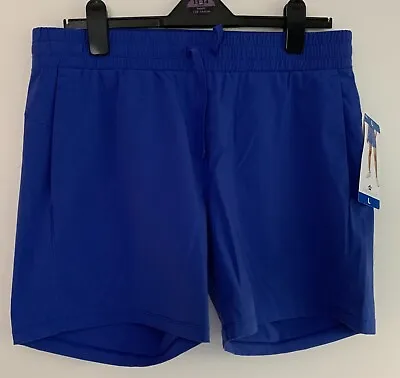 Unisex Casual Shorts Size:L Colour Blue  BNWT RRP £7.99 • £3.99