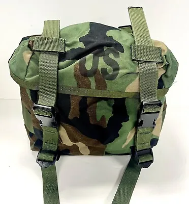 Military Issue Woodland Butt Pack / Field Training Pack - 8465-00-935-6825 NEW • $32.95