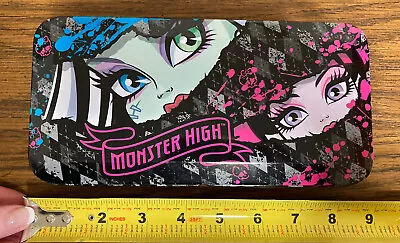 £14.75 • Buy ~Monster High Metal Pencil Box Storage Case