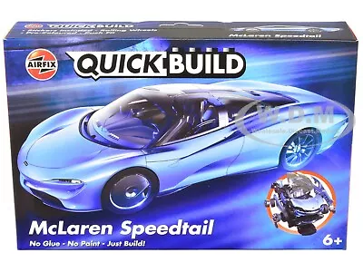 Box Damaged MCLAREN SPEEDTAIL BLUE SNAP TOGETHER KIT BY AIRFIX QUICKBUILD J6052 • $1.25