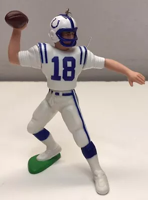 NFL Starting Lineup Indy Colts #18 Peyton Manning Football Ornament Figurine Toy • $14.99