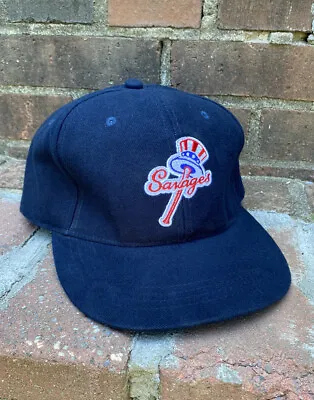 New York Yankees New York Savages SnapBack Hat Stitched MLB Bronx HIGH CROWN • $12.99
