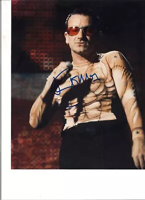 $70 • Buy U2 BONO Hand Signed 8'x10 Photo + COA  