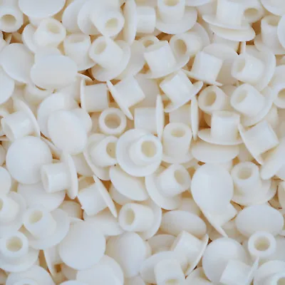 * BAG Of 100 Plastic 5mm Kitchen Hole Cover Blanking Caps CHOICE OF COLOUR * • £3.60