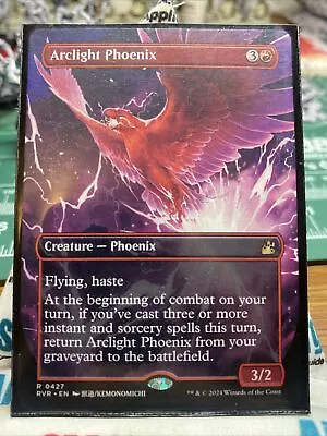 Arclight Phoenix Anime Borderless R MTG Ravnica Remastered M/NM English • $3.75