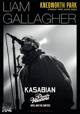 Liam Gallagher Knebworth Friday 3rd Advertising POSTER • £10.99