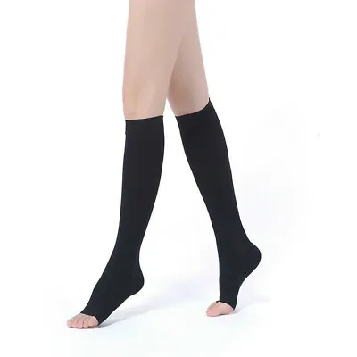 Compression Socks Women Men Medical Surgical Stocking Varicose Vein Nurses Edema • £26.60