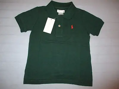 NEW WITH TAGS GENUINE RALPH LAUREN GREEN  BABY BOYS POLO 24 Month Free Post $109 • $29.71