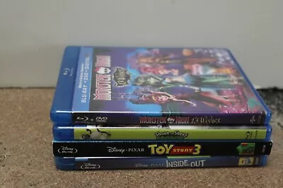 Animated Blurays--Toy Story 3; Inside Out; Monster High 13 Wishes Shaun Sheep • $15.55