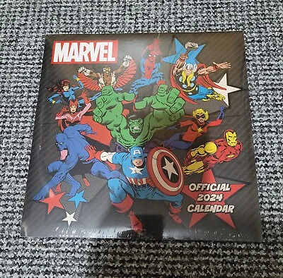 ■ Marvel Studios Superhero Official 2024 Calendar- New & Sealed! ■ • £5.95