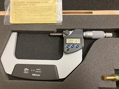 Mitutoyo 3-4  0.00005  0.001mm IP 65 Micrometer • $385