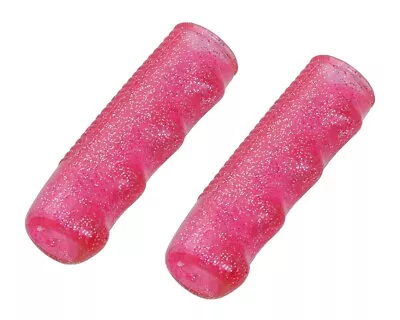 PINK Mini Grips For 12  Bicycle SPARKLE Flake Chopper Lowrider Beach Cruiser. • $5.91