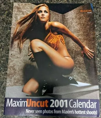 Maxim Uncut 2001 Calendar Heigl Bibb Heuring Berry Muterthies & MORE UNCUT SHOTS • $13.81