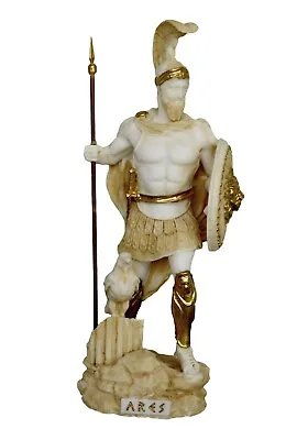 Ares Mars – Olympian God Of War And Courage - Spirit Of Battle - Aged Alabaster  • $99.90