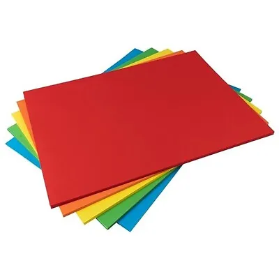 A4 Mixed Coloured Card Intensive Colour Mix 20 Sheets 220gsm 10 Colours Printer • £3.49