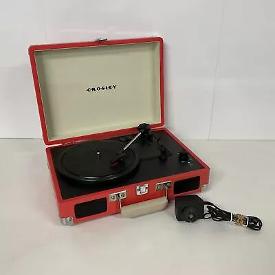 Crosley CR8005A-OR Cruiser Turntable Orange - WORKING (K1) W#939 • $15.50