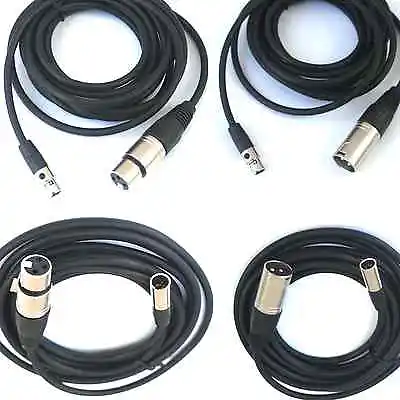 Pro Mini Tiny XLR To XLR MALE Female  Audio Microphone Patch Cable 3-pin 1-20'FT • $14.95