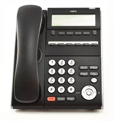 Refurbished NEC DT710 ITL-6DE-1 6-Button Display IP Phone 690001 (Black) • $29