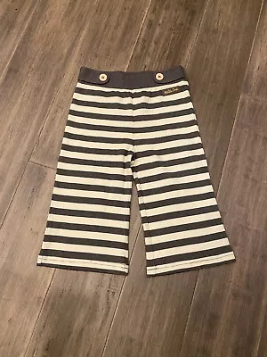 New !  Matilda Jane Hello Lovely Straightee Straight Pants  Gray Stripe 8 Y • $15