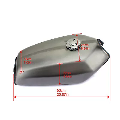 9L Iron Cafe Racer Universal Vintage Gas Fuel Tank For Honda CG125 CG125S CG250 • $88.91