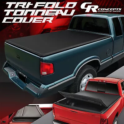 Vinyl Soft Tri-fold Tonneau Cover For 94-04 Chevy S10 Gmc Sonoma 6' Bed Truck • $167.88