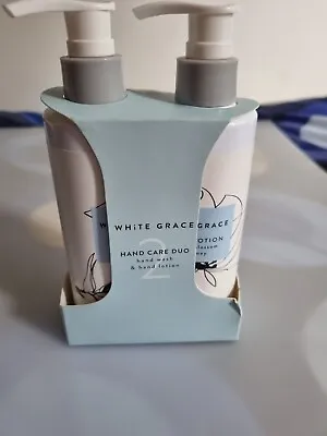 £17.50 • Buy 2x White Grace Hand Care Duo Hand Wash & Hand Lotion - Orange Blossom