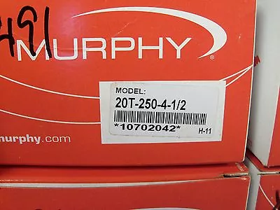 Detroit Diesel Caterpillar Cummins Murphy 4 Foot Water Temp Gauge New 10702043 • $115