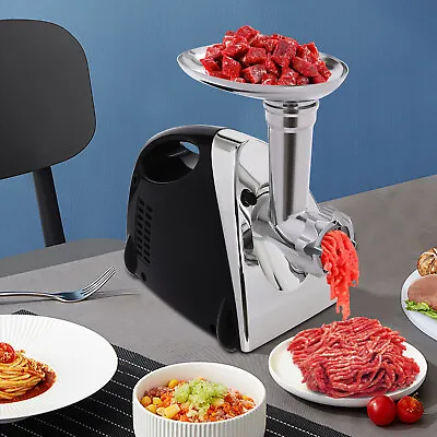 Electric Meat Grinder Mincer Sausage Maker Machine Kitchen Mincing Machine • £43.53