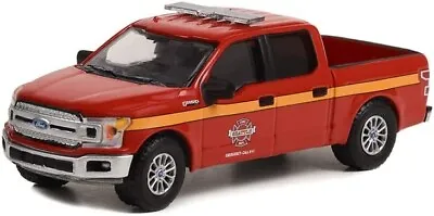 Greenlight 2018 Ford F-150 SuperCrew Fire Truck 1:64 Die-cast Cars Model Toy Car • $13.29